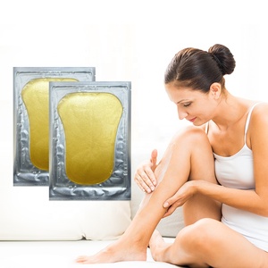 Collagène en gros 24K Or Nourrissant Soin des <span class=keywords><strong>pieds</strong></span> Exfoliant Masque pour les <span class=keywords><strong>pieds</strong></span> Nettoyant Masque pour les <span class=keywords><strong>pieds</strong></span> Hydratant Exfoliant Logo personnalisé - Product Image 4