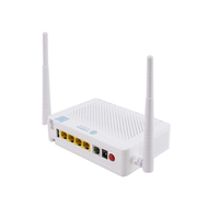 Modem Router F663NV3A GPON ONU ONT Pabrikan dengan Port LAN 2GE+2FE dan WIFI 2.4G Peralatan Serat Optik