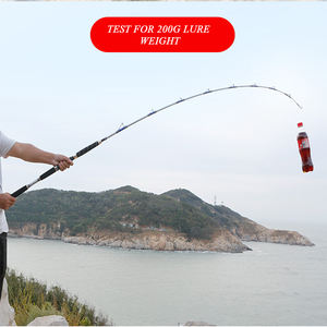 Buena calidad 1,65 M/1,8 m/1,95 m/2,1 m fundición <span class=keywords><strong>de</strong></span> cebo caña giratoria balsa pesca jigging <span class=keywords><strong>Cañas</strong></span> 120 # caña <span class=keywords><strong>de</strong></span> barco ligero para pesca en alta mar - Product Image 3