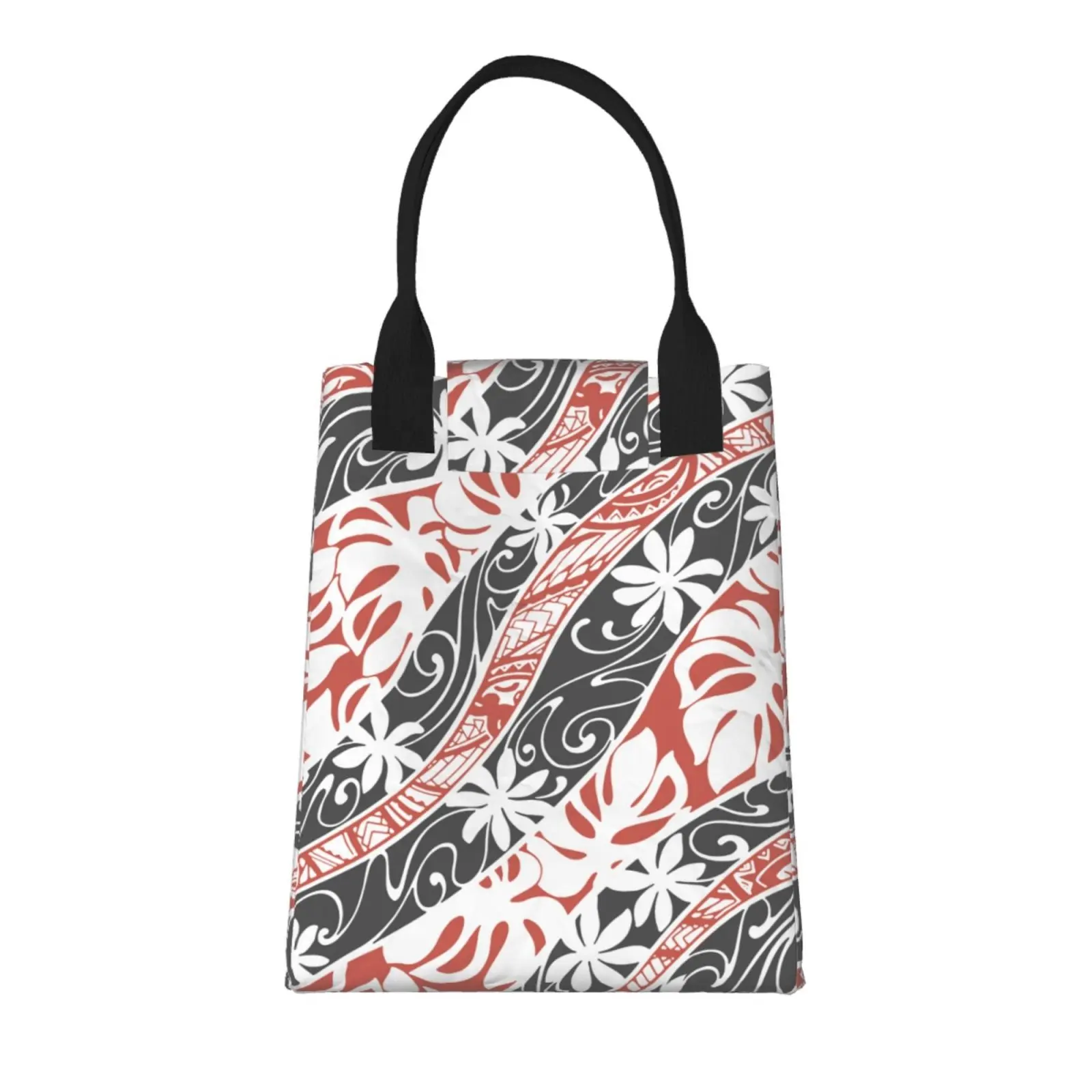 Barato logotipo personalizado último diseño caja Polinesia portátil aislado escuela térmica bolsa de almuerzo al aire libre Picnic Cooler bag
