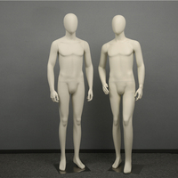 Mannequin gonflable homme intégral en FRP Stockman Boutique avec tête réglable pour présentation de vêtements