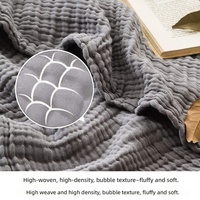 Meilleures ventes : Serviettes de bain en pur coton pour bébés et adultes, Couverture de sieste, Couette en gaze 6 couches, Couette climatisée