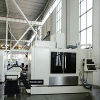 Centre d'usinage vertical HUAZHICHUN VMC1167, fraiseuse CNC à broche unique BT40, changement d'outil automatique avec Mitsubishi Siemens