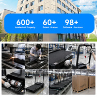 Tapis de marche OEMODM avec moteur sans balais, capacité 150 kg, logo personnalisé, pliable, équipement de fitness à domicile, vente en gros directe usine