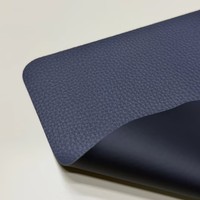 Tissu en cuir semi-PU double face OEM ODM, ignifuge et résistant à l'usure, pour sièges de voiture et rembourrage de canapé