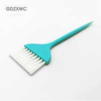 Brosse longue vert aqua en plastique PP pour salon de coiffure professionnel, ustensiles de cuisine, nettoyage domestique et clavier - Vente en gros