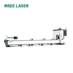 Automatic Feeding 3kw Fast Pipe Cutting Machine Industrial Laser Tube Cut Machine