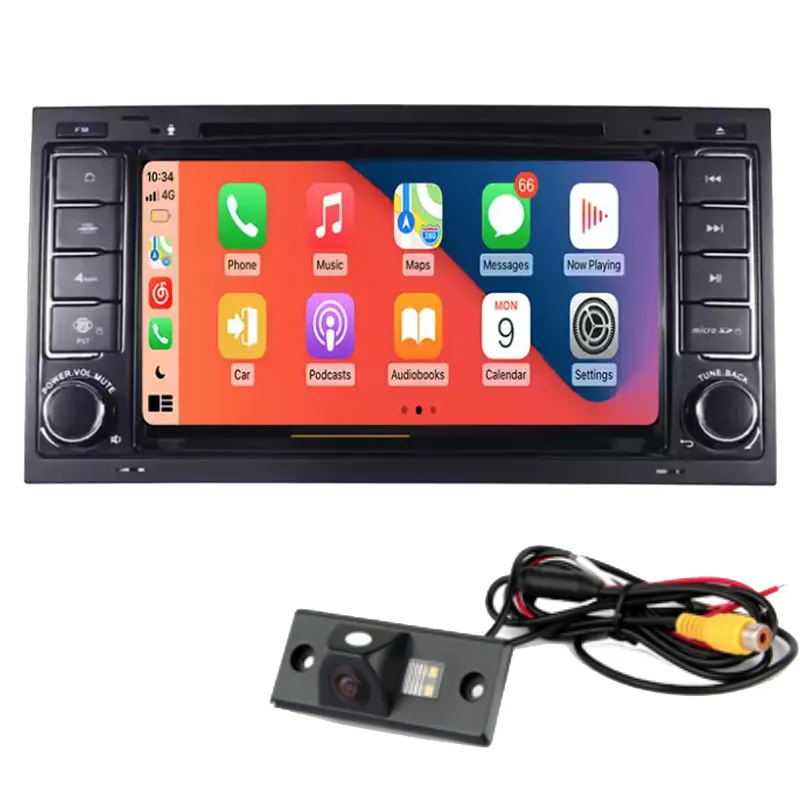 Автомобильный dvd-плеер на платформе Android 11 для VW Touareg T5 мультифургон радио Wi-Fi 3G BT SD OBD Mirror Link Can bus Управление рулевым колесом