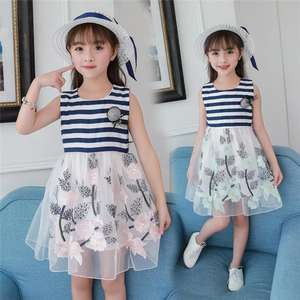 Kinder schönes Modell Free Prom Flower Net Maxi Spitze Stickerei Kleid von Kleidung Made In Turkey Trade - Product Image 4