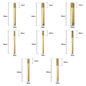 SHDIATOOL <span class=keywords><strong>3D</strong></span> piedra vacío soldado plano recto cuchillo cortador <span class=keywords><strong>CNC</strong></span> diamante grabado brocas para mármol granito - Product Image 5