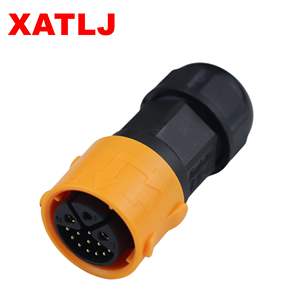 XATLJ M25 2 3 3 + 3 3 + 4 çekirdek su geçirmez konnektörler IP67 su geçirmez fişler havacılık prizler istek üzerine özelleştirilebilir - Product Image 5