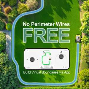 Eu Stocks UBHOME Wireless Robot Lawn Mower 1000m With Full Frequency Band RTK AI Vision and App <b>Control</b> Lawnmower Full Frequenc - Product Image 5