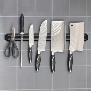 Support magnétique pour couteaux en plastique avec vis pour rangement de cuisine, style minimaliste - Product Image 2