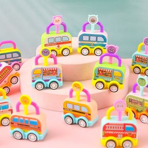 Juguetes Educativos de Dibujos Animados en Miniatura, Tren de Juguete para Armar, Juguete de Descompresión Manual para Niños de 2 a 4 Años, Material PP - Product Image 4