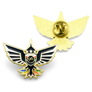 Insignia de Metal de zorro con diseño de escarabajo Kawaii personalizado, <span class=keywords><strong>esmalte</strong></span> duro para Pin de solapa con estilo tradicional niquelado para regalos - Product Image 4