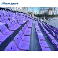 Avant Sports Stade Sièges Chaises HDPE Fixe En Plein Air Événement Tribune Sièges UV Arena Stade VIP Chaise Portable Gradins Siège
