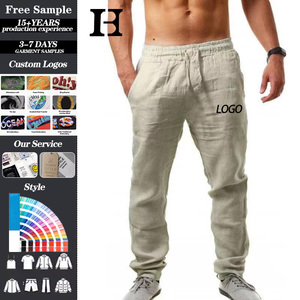 <span class=keywords><strong>Pantaloni</strong></span> Casual da Uomo per Esterno, Comodi e Versatili, Tinta Unita, Lunghezza Intera - Product Image 1