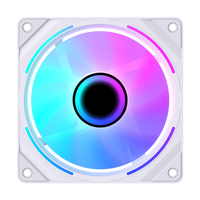 Lovingcool OEM haut débit d'air 120mm Gaming RGB boîtier d'ordinateur PC ventilateur de refroidissement refroidisseur d'air avec Logo personnalisé