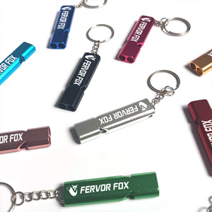 Silbato de Doble Frecuencia de Aleación de Aluminio Fervor Fox, para Supervivencia al Aire Libre, Emergencias, Llavero, Duradero, Talla Única - Product Image 1