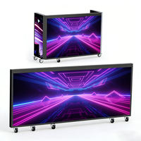 Scène événementielle temporaire RGX, cabine DJ LED, présentoir pliable modulaire pour bar, boîte de nuit, location, spectacle DJ, table DJ, écran LED