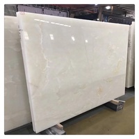 Dalles de lumière translucides en onyx blanc neige, grande plaque avec des motifs personnalisés