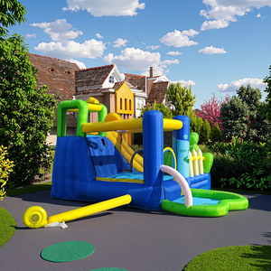 Mới được thiết kế thân thiện với môi 420D + 840D Oxford vải Inflatable thư bị trả lại lâu đài cho trẻ em trong nhà/ngoài trời sử dụng - Product Image 1