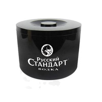 Hs refroidisseur de glace en plastique 10L coffre à glace PS ou ABS 10L seau à glace avec logo pour la promotion pour boîte de refroidissement boîte de seau de refroidissement