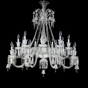 Lámpara Colgante LED de Cristal Moderna y Lujosa, Lámpara Decorativa de Interior para Hotel - Product Image 1