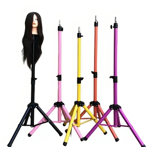 Coiffeur Barber Apprentis Beauté Maquillage Salon De <span class=keywords><strong>Coiffure</strong></span> Tête Modèle Titulaire Trépied Support Vidéo Live Show Photographie Studio Trépied - Product Image 2