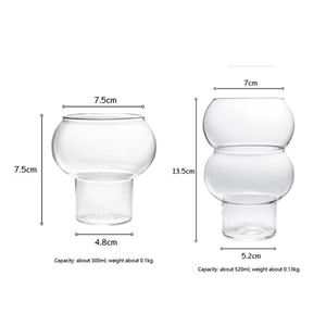 Vaso de Vidrio de Alta Calidad, Simple, Grande, para Bebidas, <span class=keywords><strong>Desayuno</strong></span>, Yogurt, Jugo, Café, Cócteles, Agua - Product Image 6