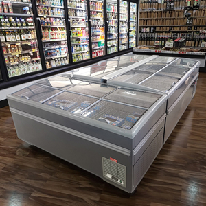 Congélateur commercial Binghe à congélation rapide et à économie d'énergie, vitrine réfrigérée combinée avec congélateur <span class=keywords><strong>bas</strong></span> - Product Image 4