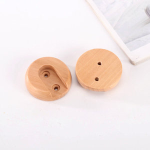Accessoires en bois pour meubles : Porte-vêtements en hêtre, support de penderie en bois massif, porte-vêtements fixe pour la maison - Product Image 3