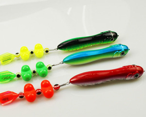 NOUVEAU Hot Catfish Fishing Pencil Spooks Rigs Hard Lure Bait 2 Rattle Steel Wire 6/0 7/0 8/0 Bn Circle Hooks Pond Lake River - Product Image 6