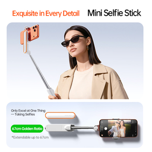Nouveau 2026 – Perche à <span class=keywords><strong>selfie</strong></span> de poche personnalisable, mini support pliable portable, léger et stable pour la photographie sur téléphone portable - Product Image 2
