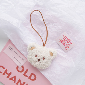 Mignon dessin animé en peluche ours poupée <span class=keywords><strong>sac</strong></span> à <span class=keywords><strong>dos</strong></span> ornement enfant nom étiquettes étiquette d'identification pour bébé cartable bagages pépinière enfants nom étiquette - Product Image 4
