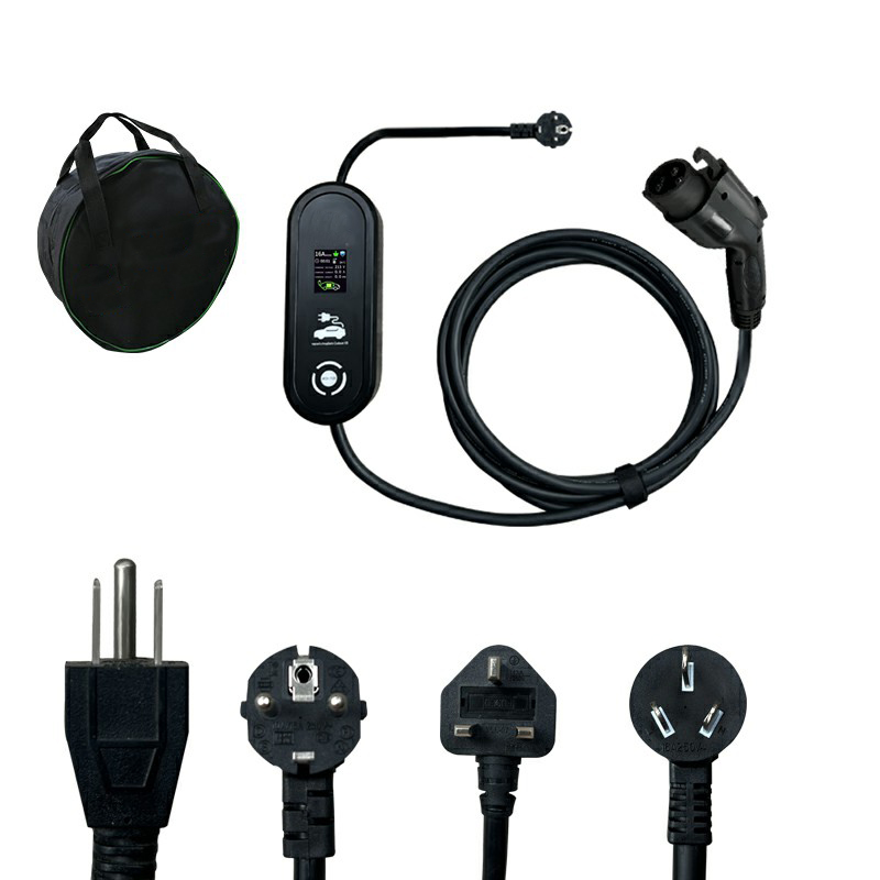 Carregador portátil de carro Tipo2 de 16a 3.6kw com cabo de 5