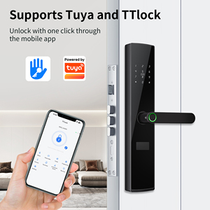 בקרת גישה של Bluelock למנעול דלת דיגיטלי חכם ומערכת נעילת דלת עם טביעת אצבע, כניסה ללא מפתח - Product Image 3