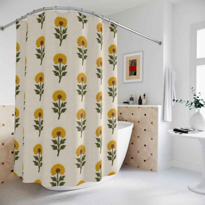<span class=keywords><strong>Rideau</strong></span> de <span class=keywords><strong>douche</strong></span> imprimé du milieu du siècle avec crochet rétro décoratif <span class=keywords><strong>rideau</strong></span> de <span class=keywords><strong>douche</strong></span> à pois 3D pour salle de bain vente en gros - Product Image 6