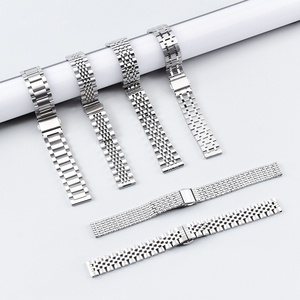 Bracciale Lussuoso e alla Moda in Acciaio Inossidabile da 14mm 16mm 20mm 22mm 24mm per Cinturino Apple Watch per <span class=keywords><strong>Uomo</strong></span> e Donna <span class=keywords><strong>Smartwatch</strong></span> - Product Image 1
