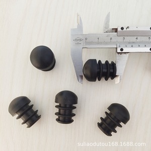 Coussinets de pieds de chaise, 19 coussinets ronds en plastique noir antidérapants et durables pour meubles - Product Image 1