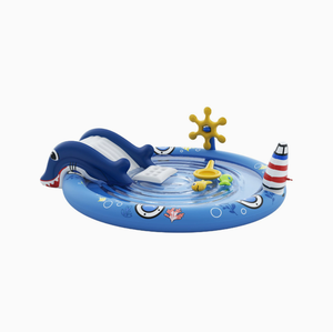 Divertido Tobogán Inflable de PVC con Piscina, Tapete de Juego Acuático Multifuncional para Interiores y Exteriores para Niños y Familias - Product Image 2
