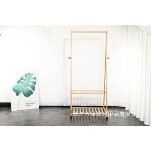Bamboo <b>Clothes</b> <b>Rack</b> 70x42.5x167cm Multifunctional Standing Shoe Storage Living Room Bedroom Home Use - Product Image 4
