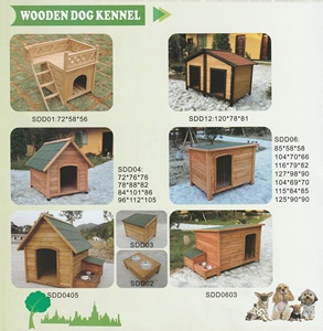 กรงไม้ขนาดใหญ่สำหรับสุนัขบ้านที่ทนต่อสภาพอากาศกลางแจ้ง,กรงสุนัข - Product Image 2