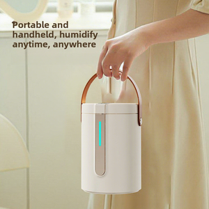 Small Desktop Bedroom <b>Humidifier</b> Plastic USB Powered Silent Dual Spray Ambient Light Large Capacity 1.0-2.5L Home Use - Product Image 2