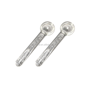 Globo de hielo Rosa transparente, masajeador facial con brillos, logotipo personalizado, fabricante, entrega rápida - Product Image 5