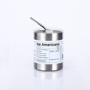 Custom Camping Outdoor Stainless Steel Double Wall Vacuum Insulated Coffee <strong>Tumbler</strong> Lid Straw 6-12hrs Thermal for Beer Tea Water - Product Image 1