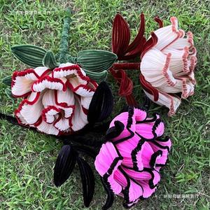 Giant Pipeel Rose Diy Kit Extra Large Plush Flower Valentine's Day Gift For Girlfriend - Product Image 5