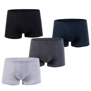 Men underwear regenerated cellulose comfortable fashionable Briefs underwear solid color breathable men's plus size underwear