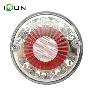 24V 5.5 inch Round Trailer Truck Led Rear lights Trailer combination Stop Brake Lights Tail Lights for Trucks RV