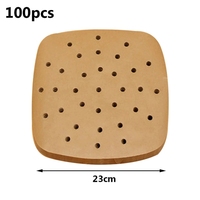 Revestimiento de papel absorbente de aceite desechable a prueba de aceite para freidora de aire para hornear barbacoa doméstica Pizza pan Hamburguesa en horno de sartén de cocina